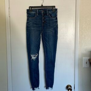 American Eagle Ne(x)t Level Stretch Button Fly Hi-Rise Jegging Crop Size 4R